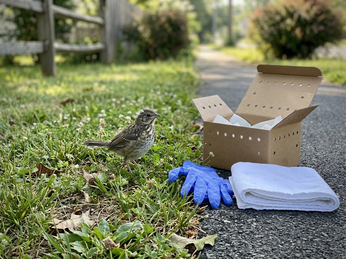 how to care for a fledgling bird