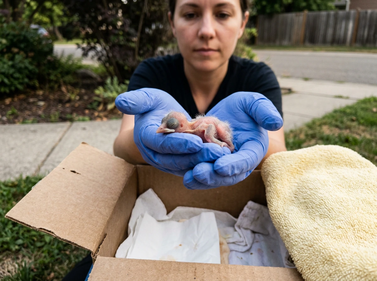 how to care for hatchling bird